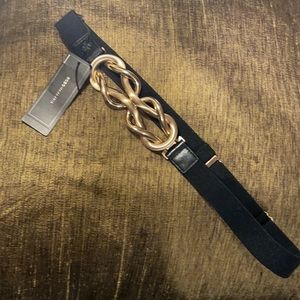BCBG Belt black adjustable never worn! Perfect for a holiday outfit